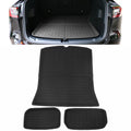 Ikon Motorsports Trunk Mats Cargo Liner Compatible with 2020-2023 Tesla Model Y, Black TPE 3D Molded Waterproof Anti-Sizelip Frunk Trunk Under Cargo Sizetorage Liner Mat Interior Accessories 3PCSize