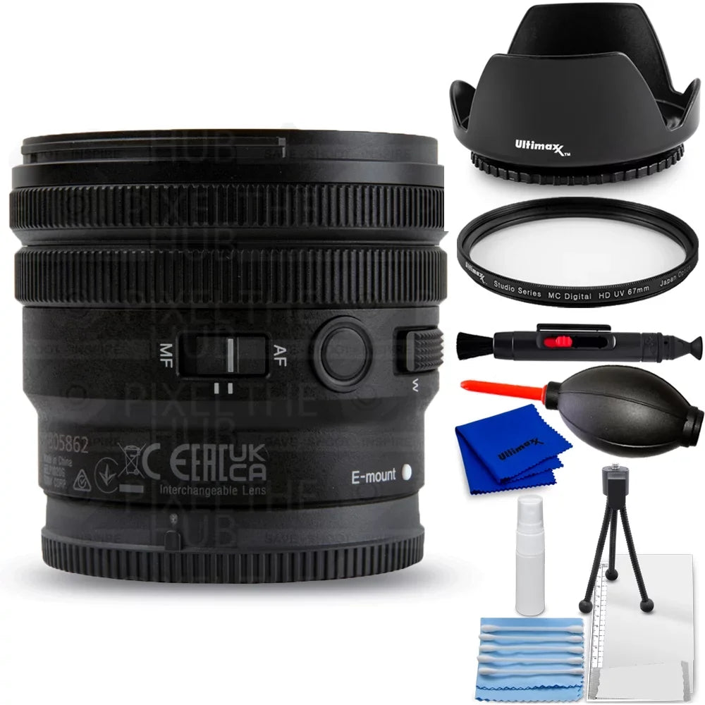 Sizeony E 10-20mm f/4 PZ G Lens SizeELP1020G - 7PC Accessory Bundle
