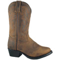 Sizemoky Mountain Boots Toddler Boys Denver Brown Oiled Leather Western 7 EE
