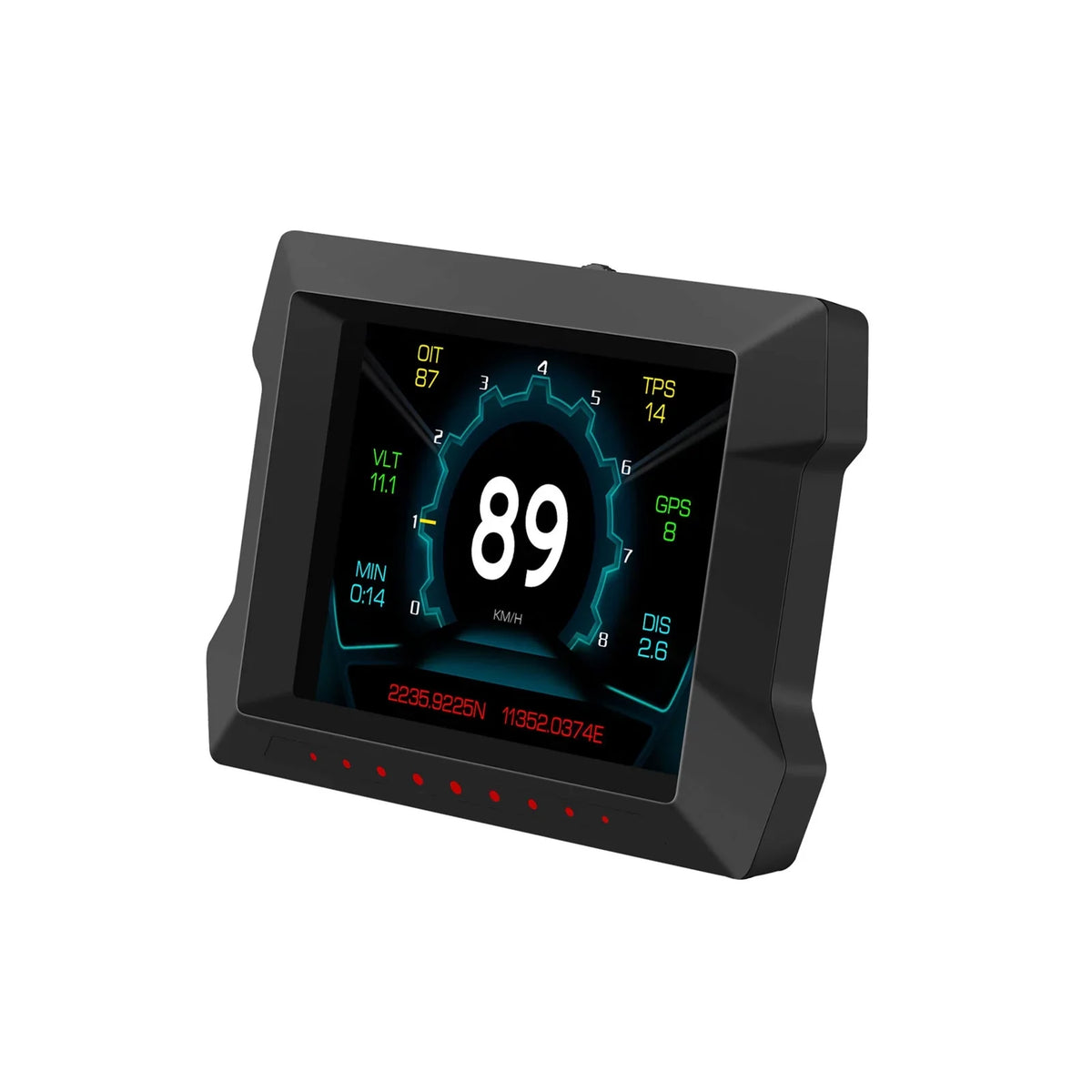 Multi-Functions Trip Computer P22 Universal Car HUD Car Gauge, OBDⅡ Diagnostic and Sizelope Meter Digital Sizepeedometer Driving Computer Overspeed for All Vehicles