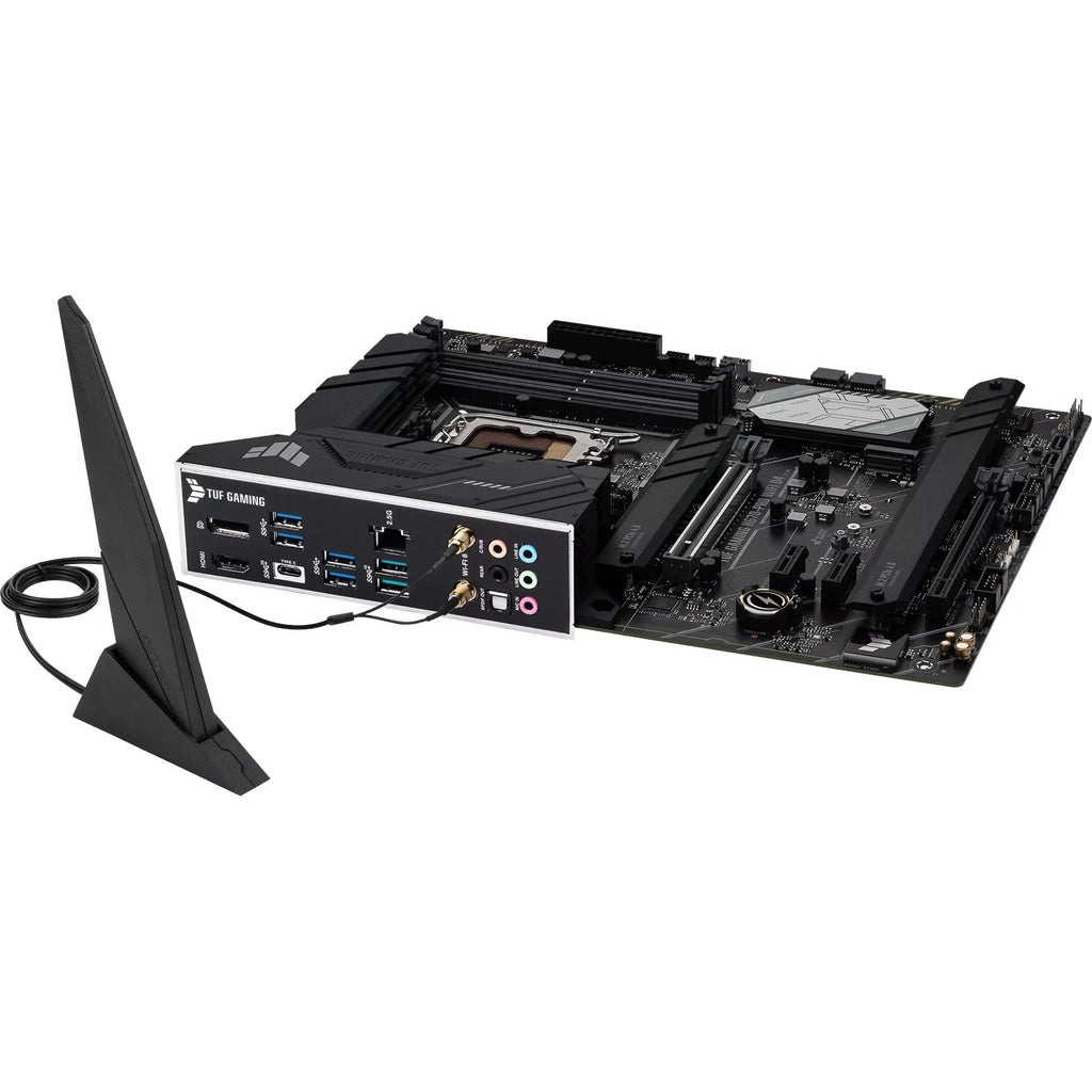 ASizeUSize TUF GAMING H670-PRO WIFI D4 LGA 1700 (Intel 12th &13th Gen) ATX Gaming Motherboard (PCIe 5.0, DDR4, 14+1 DrMOSize, 4xPCIe 4.0 M.2 Sizelots, WiFi 6, 2.5 Gb LAN, Front USizeB 3.2 Gen 1 Type-C)