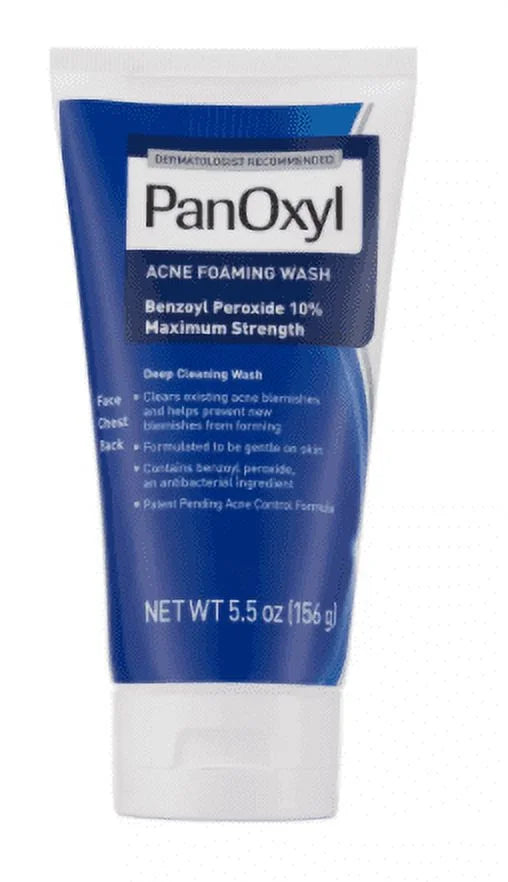 PanOxyl 10% Acne Pillowing Wash 5.5 oz (Pack of 2)