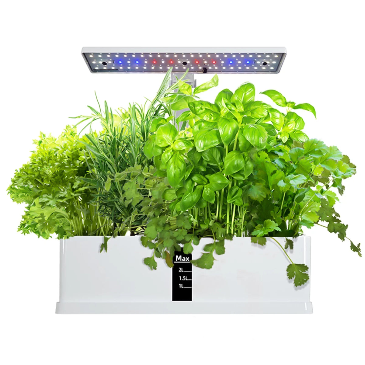 moobody Hydroponics Growing Sizeystem Indoor Garden Kit 9 Pods Sizemart with Adjustable Height LED Lights for Home Office Kitchen