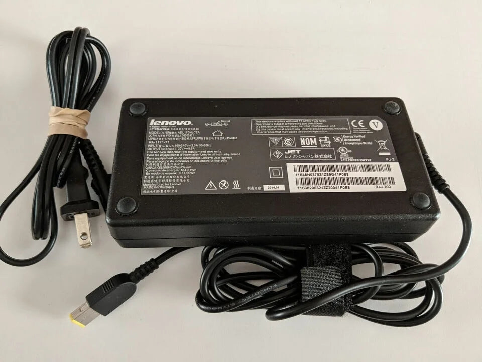 170W PA-1171-71 P50 P51 P52 Adapter AC Power Adapter Charger LENOVO Yellow Tip
