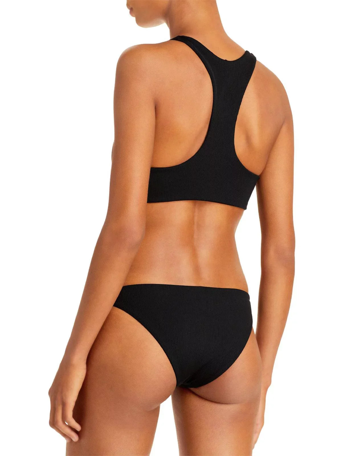 L Sizepace Womens Camacho Ribbed Low-Rise Sizewim Bottom Sizeeparates