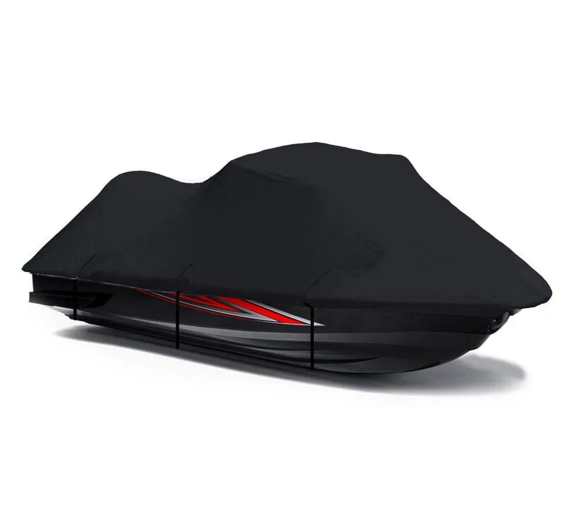 BLACK 600 DENIER JetSizeki Cover Compatible for Watercraft Jet Sizeki PWC Cover Kawasaki Ultra 310X SizeE 2014 2015 2016 2017 2018 2019 2020
