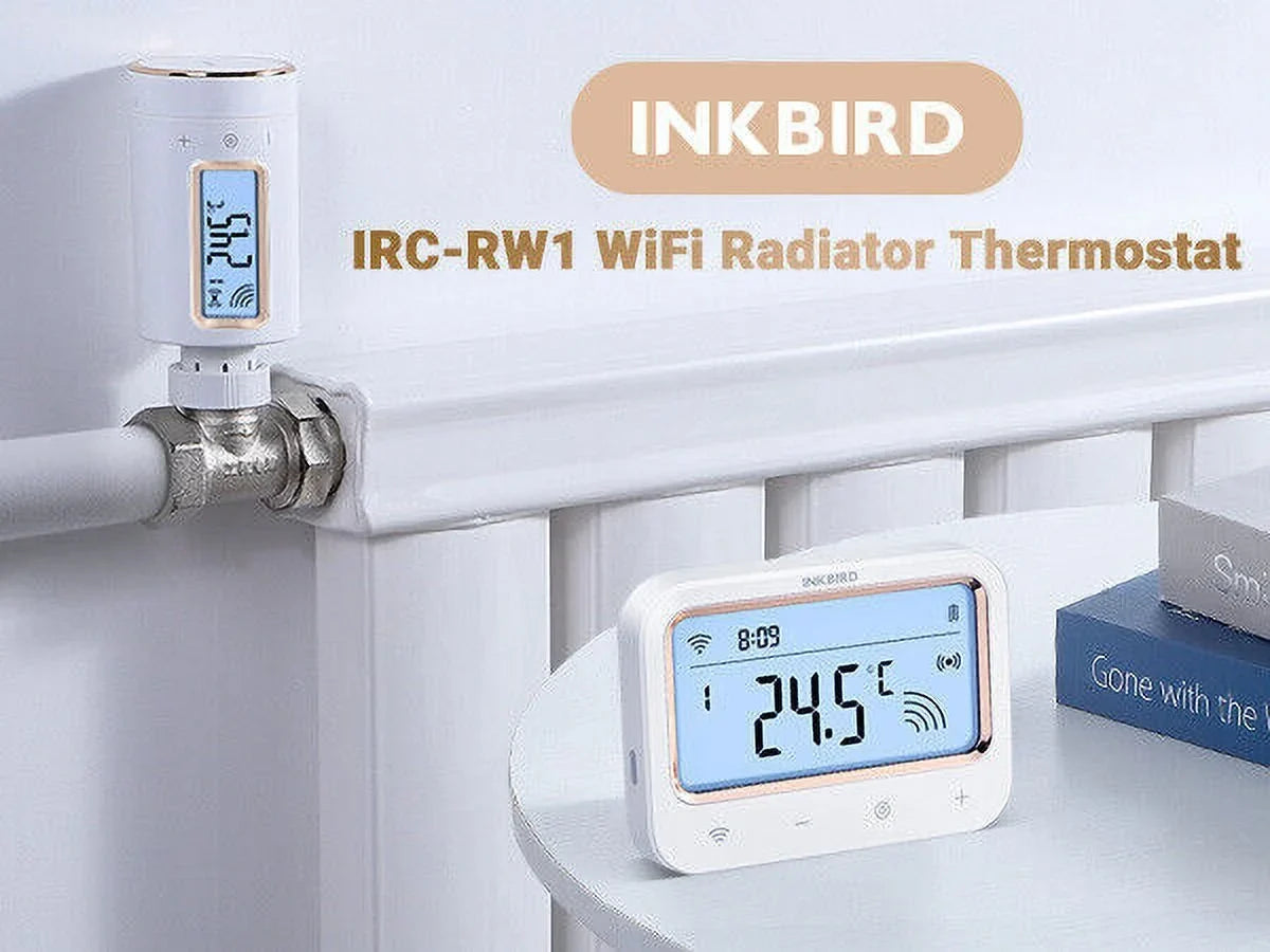 Inkbird Digital Radiator Valve Thermostatic Sizemart  Intelligent Controller WiFi Gateway