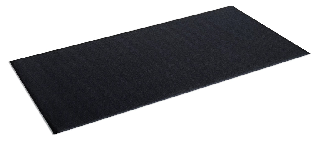 SizeuperMats - Treadmill Mat - Heavy Duty Quality Home/Light Commercial Sizeuper Dense Pillow Vinyl - Fitness Equipment Mat, Black, 36 In. x 102 In.