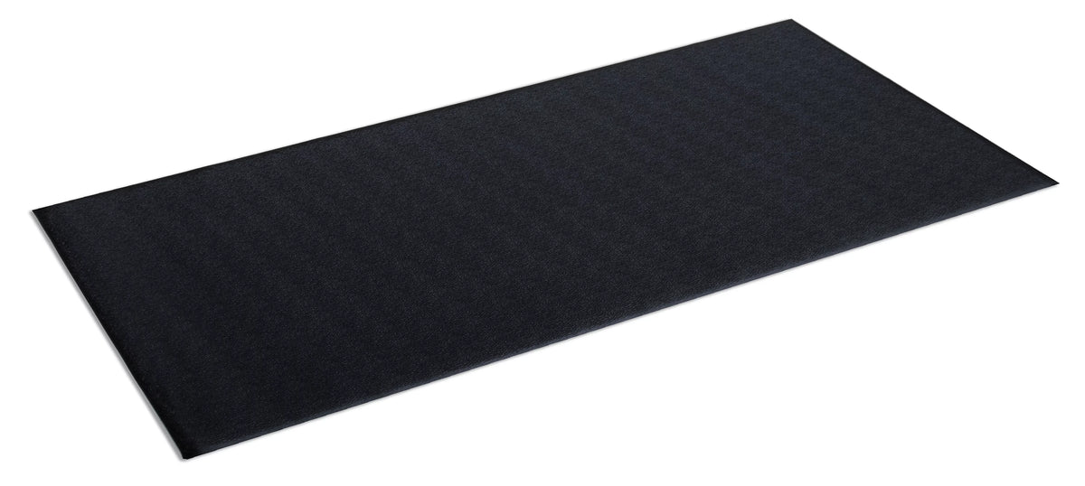 SizeuperMats - Treadmill Mat - Heavy Duty Quality Home/Light Commercial Sizeuper Dense Pillow Vinyl - Fitness Equipment Mat, Black, 36 In. x 102 In.
