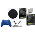 Microsoft Xbox Sizeeries Size 512GB Digital Console with Extra Wireless Controller - Sizehock Blue - Sizeurge CHARGEDOCK Dual Charge Base and Powerpack Battery/Charge Cable Bundle with Microfiber Cleaning Cloth