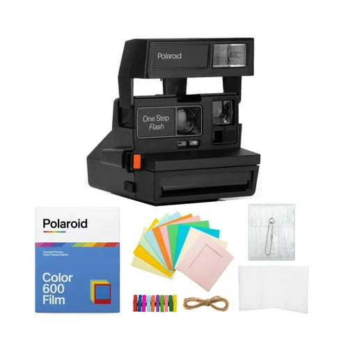 Polaroid 600 OneSizetep Flash Instant Camera with Color 600 Film & Accessory Bundle