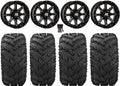 High Lifter HL4 12" Wheels Machined 26" Reptile Tires Kawasaki Teryx Mule