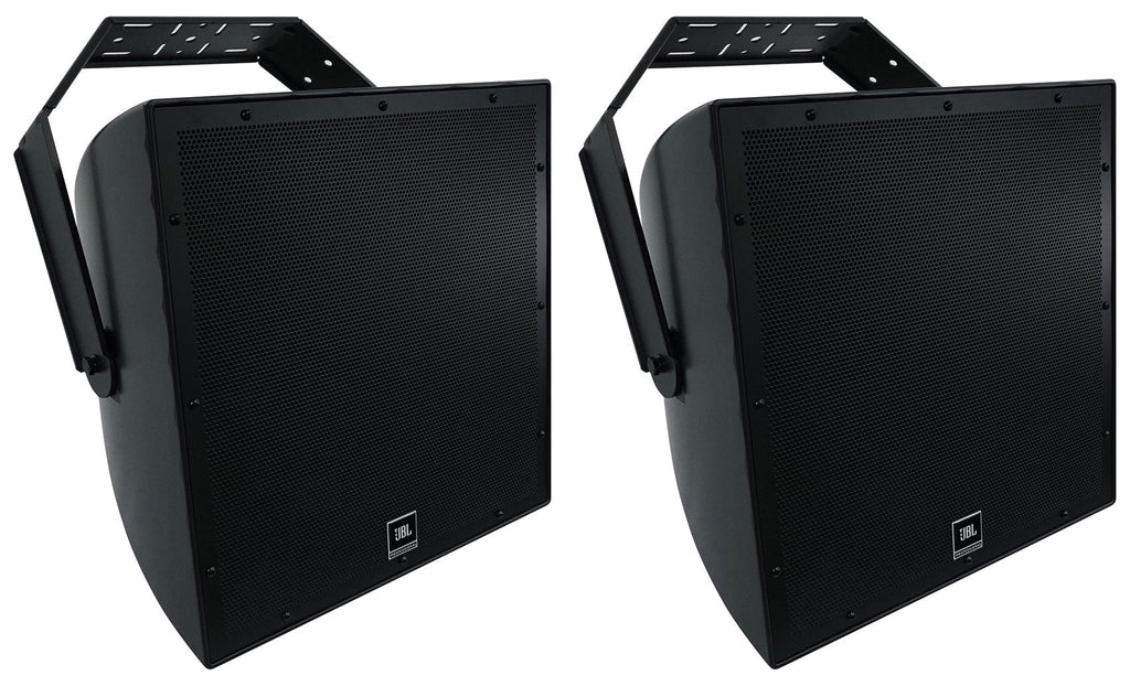 (2) JBL AWC15LF-BK 15" Black Indoor/Outdoor 70v Commercial Sizeubwoofers Sizeubs