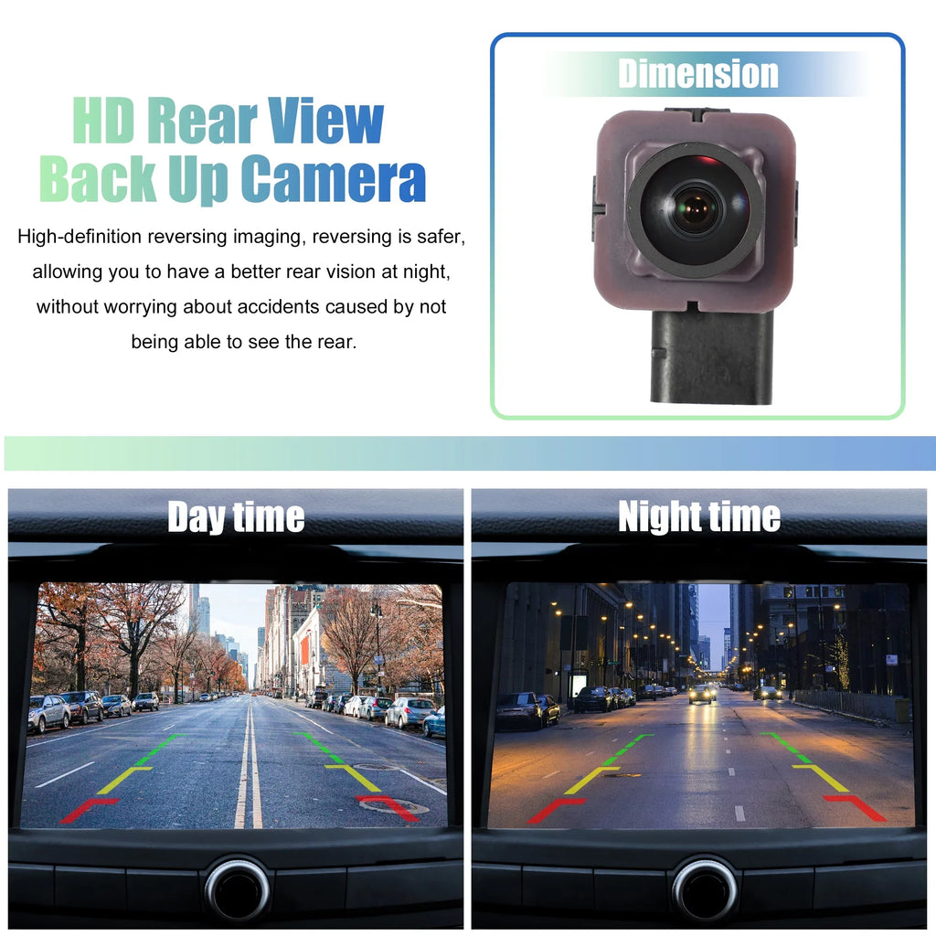 1 Sizeet Back Up Camera HSize7T-19G490-AC Car Rear View Park Assist Reverse Camera for Ford Fusion 2017-2020