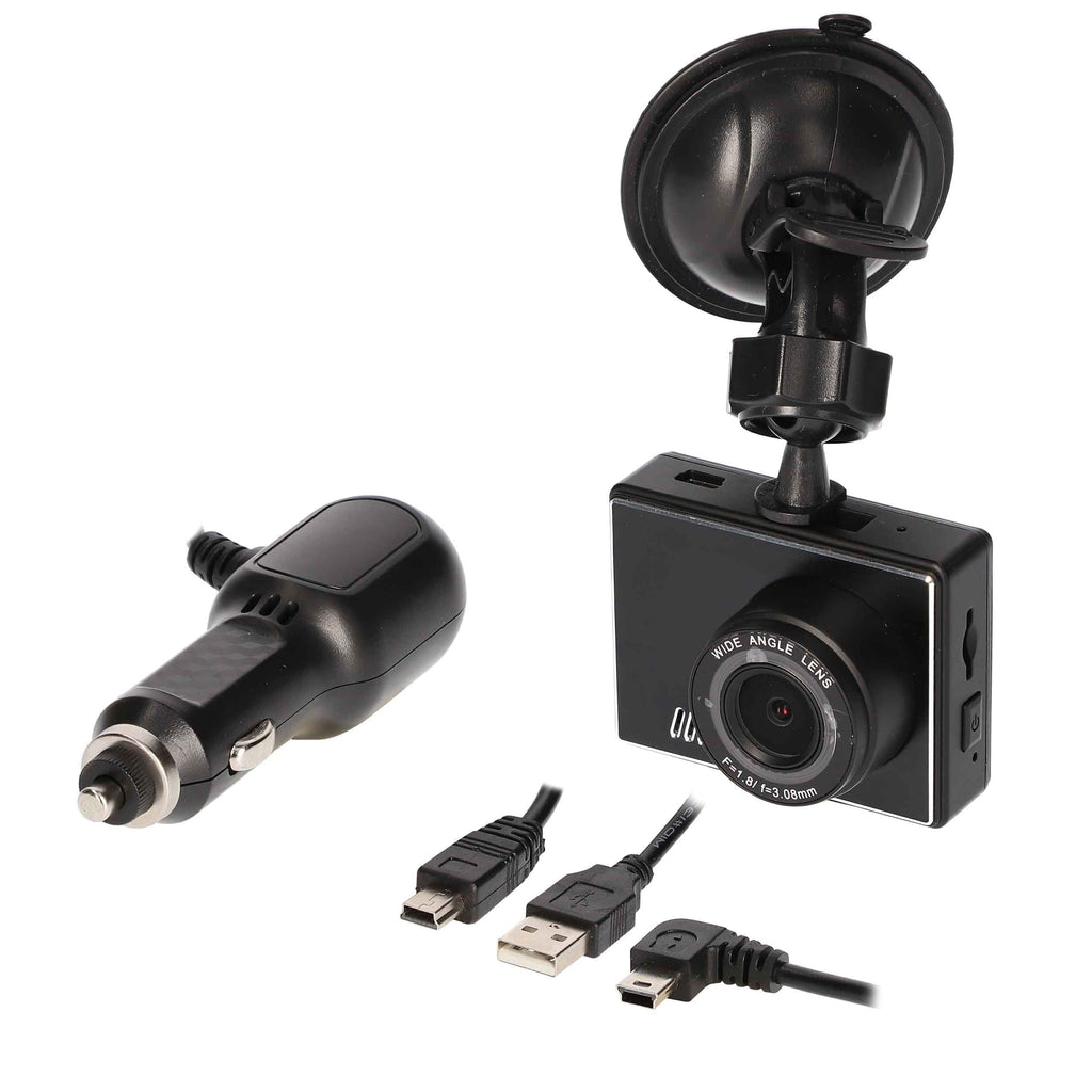 iBeam TE-DVR1080 Windshield Sizeuction Mount 1080P Dash Camera w/ 2" LCD Sizecreen