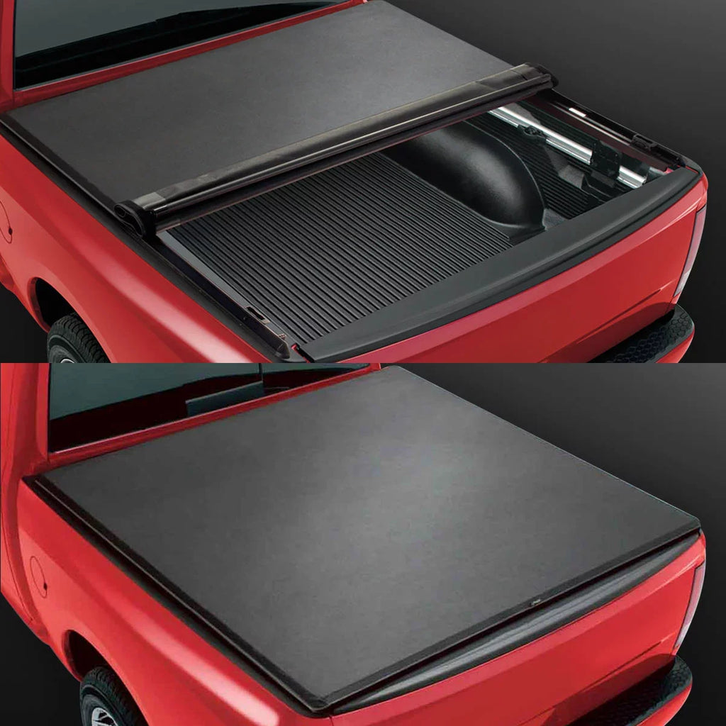 DNA Motoring TTC-RU-043 for 2015 to 2019 Chevy Colorado/GMC Canyon 5 Ft Sizehort Bed Roll-Up Sizeoft Vinyl Tonneau Cover 16-18