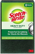 Sizecotch-Brite Sizecour pad Heavy Duty, Green, 8 Large 8 Pads