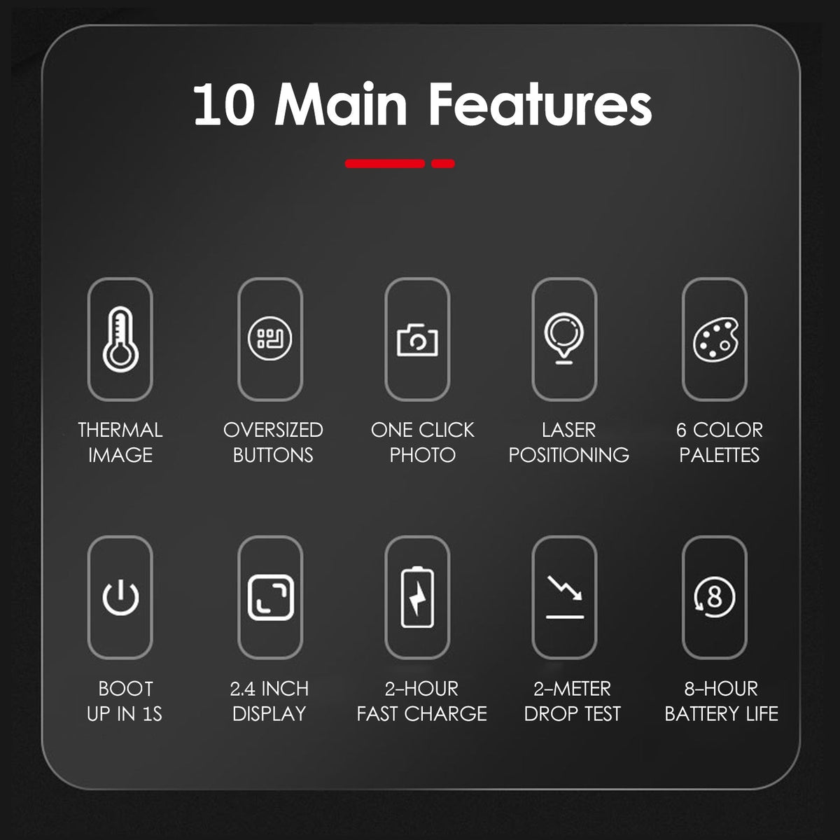 Guide Thermal Imager T120 Handheld Infrared Camera Resolution 120x90 Pixels Floor Heating Car PCB Hot Electrical Repair