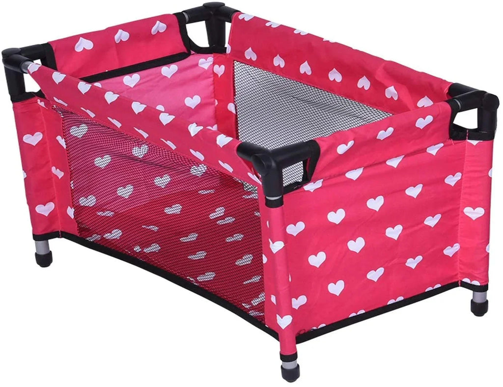 The New York Doll Collection High Chair, Bouncer and Pack N Play Doll Accessories, 3 Pieces