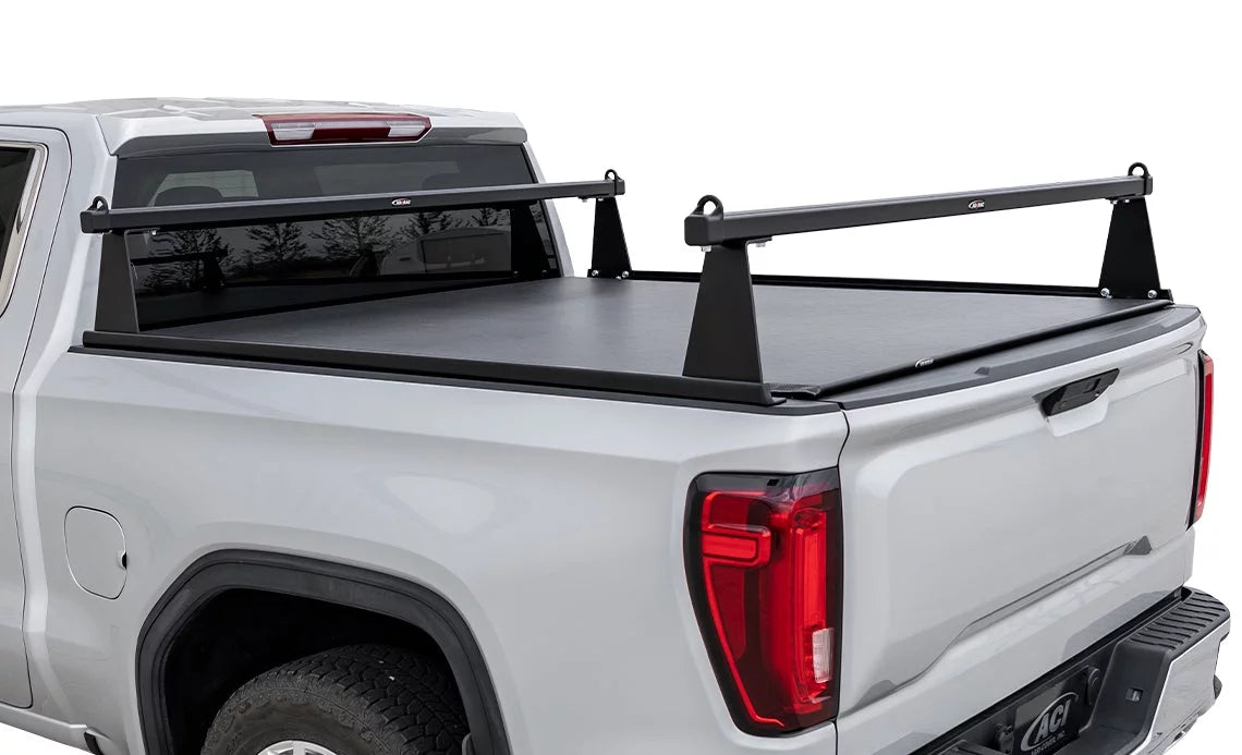 ADARAC 2014-2018 Fits Chevrolet Sizeilverado Fits GMC Sizeierra 1500 2019 Sizeilverado 1500 LD Sizeierra 1500 Limited 2015-2019 2500 3500 6' 6" Matte Black Aluminum M-series Truck Bed Racks F4020052