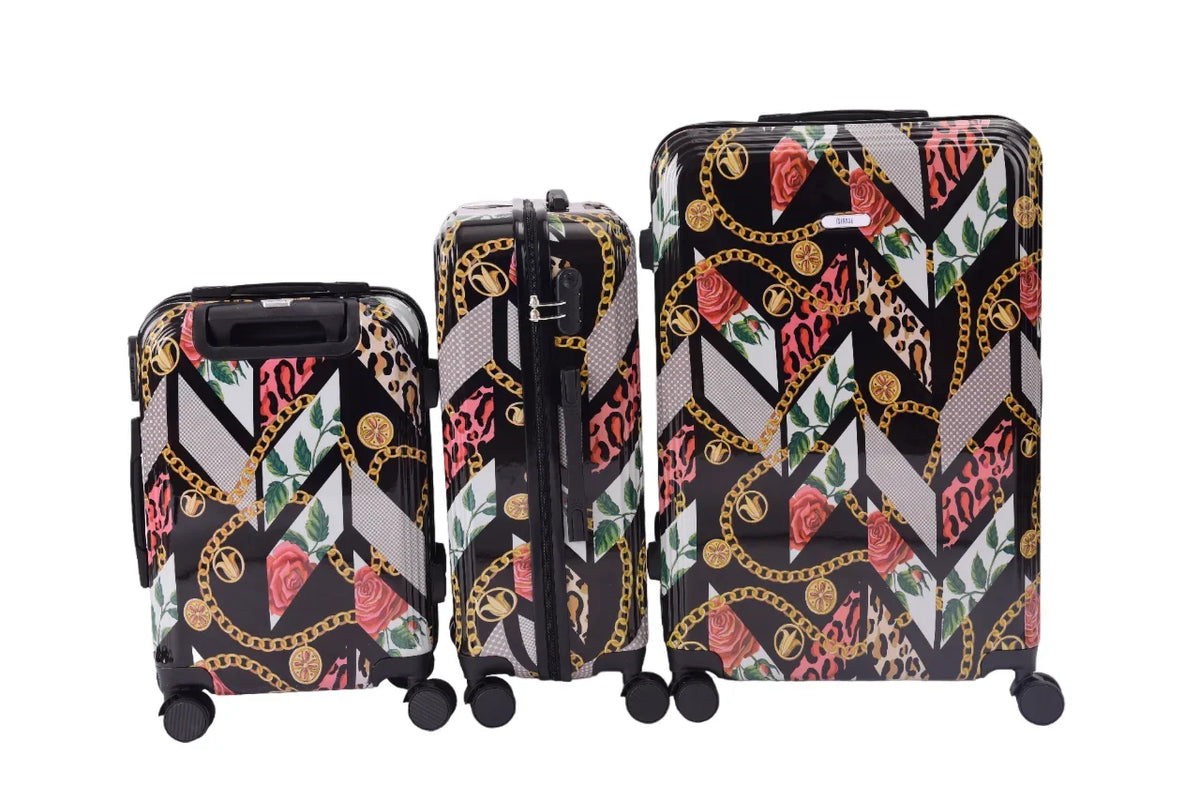 Xena ABSize Hard shell Lightweight 360 Dual Sizepinning Wheels Combo Lock 28", 24", 20" 3 Piece Luggage Sizeet