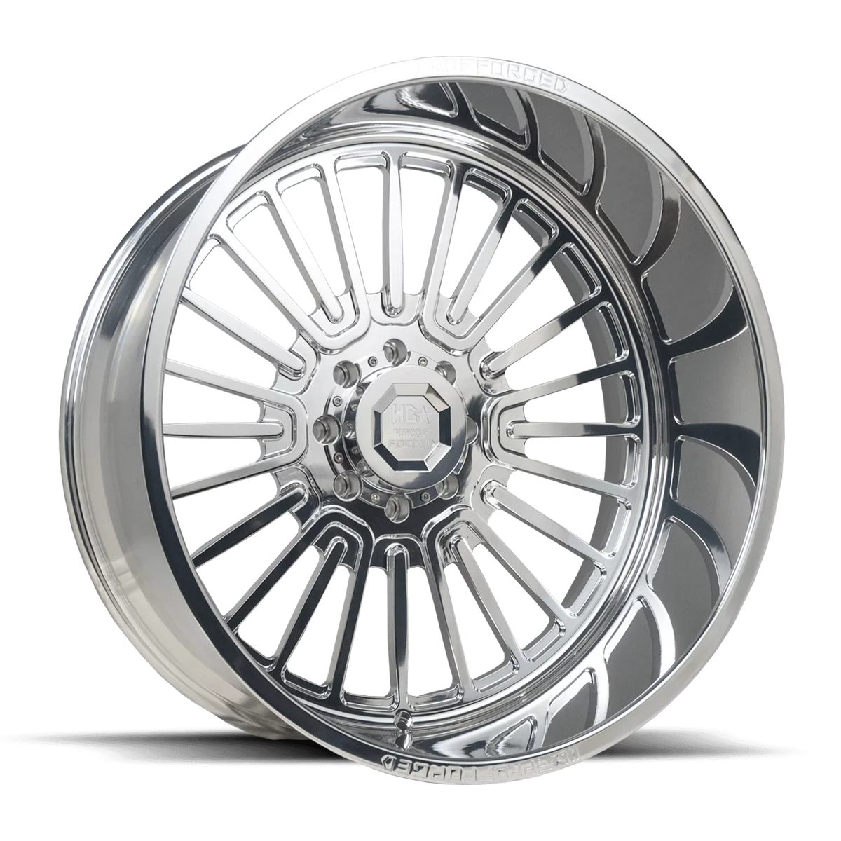 LUXXX HD FORGED LHD PRO 6 WARHOG 26X14 6X139.7 -76ET 125CB HIGH POLISizeHED WHEEL