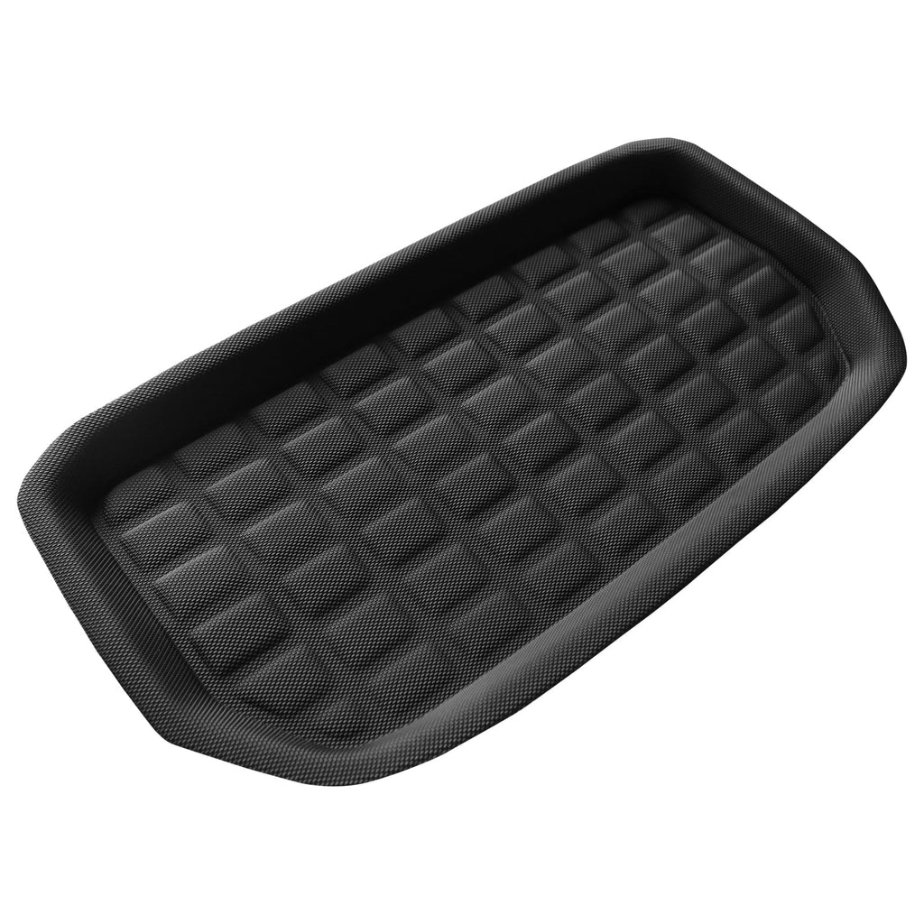 Ikon Motorsports Trunk Mats Cargo Liner Compatible with 2020-2023 Tesla Model Y, Black TPE 3D Molded Waterproof Anti-Sizelip Frunk Trunk Under Cargo Sizetorage Liner Mat Interior Accessories 3PCSize