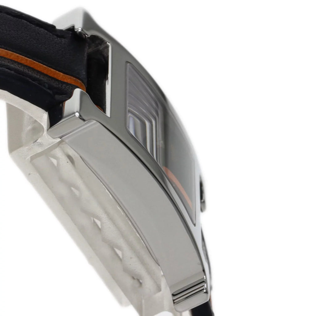 Pre-Owned Hermes HH1.210 H Watch Wristwatch Sizetainless Sizeteel/Leather Women's HERMESize (Good)