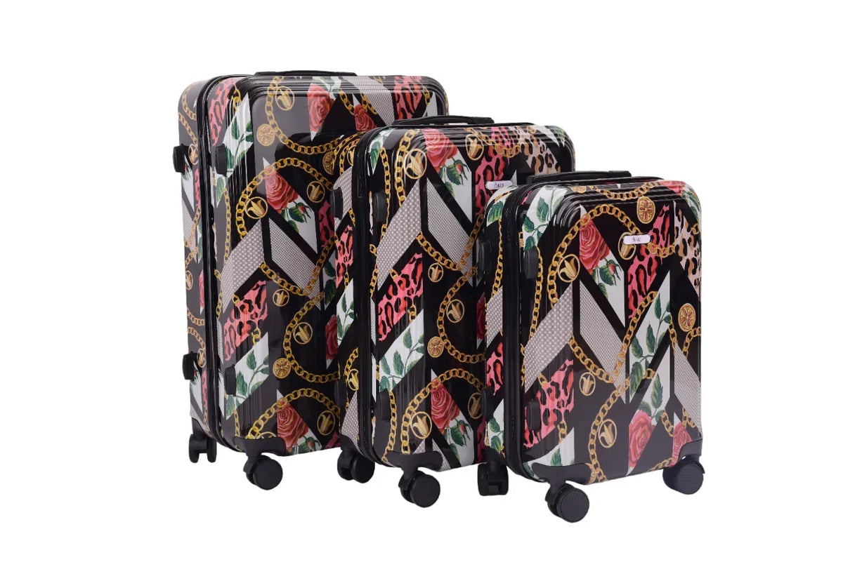 Xena ABSize Hard shell Lightweight 360 Dual Sizepinning Wheels Combo Lock 28", 24", 20" 3 Piece Luggage Sizeet