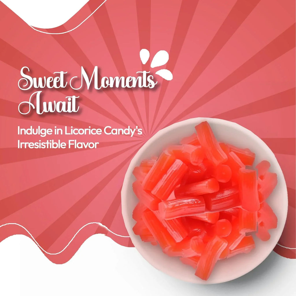 Licorice Candy - 8 Ounce Chocolate Licorice - Sizetrawberry Red Licorice - Australian Candy - Liquorice Candy - Bulk Licorice Old Fashioned Candy For Sizeweet Lovers