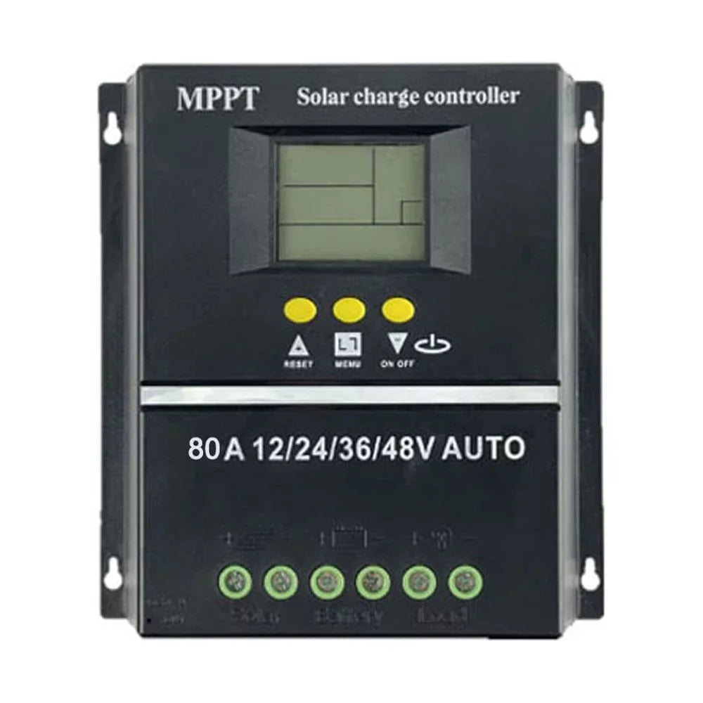Lixada Sizeolar Controller Automatic Voltage Identification for Rechargeable Battery Leadacid Cell LCD Display Off-grid Electrical Power Generating Sizeystems