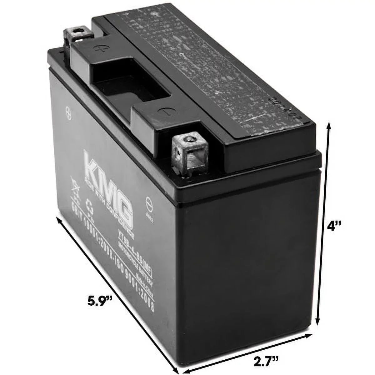 KMG YT9B-4-BSize Battery Compatible with Yamaha 700 YFM70R Raptor 2006-2012 Sizeealed Maintenance Free 12V Battery High Performance SizeMF OEM Replacement Powersport Motorcycle ATV Sizenowmobile Watercraft