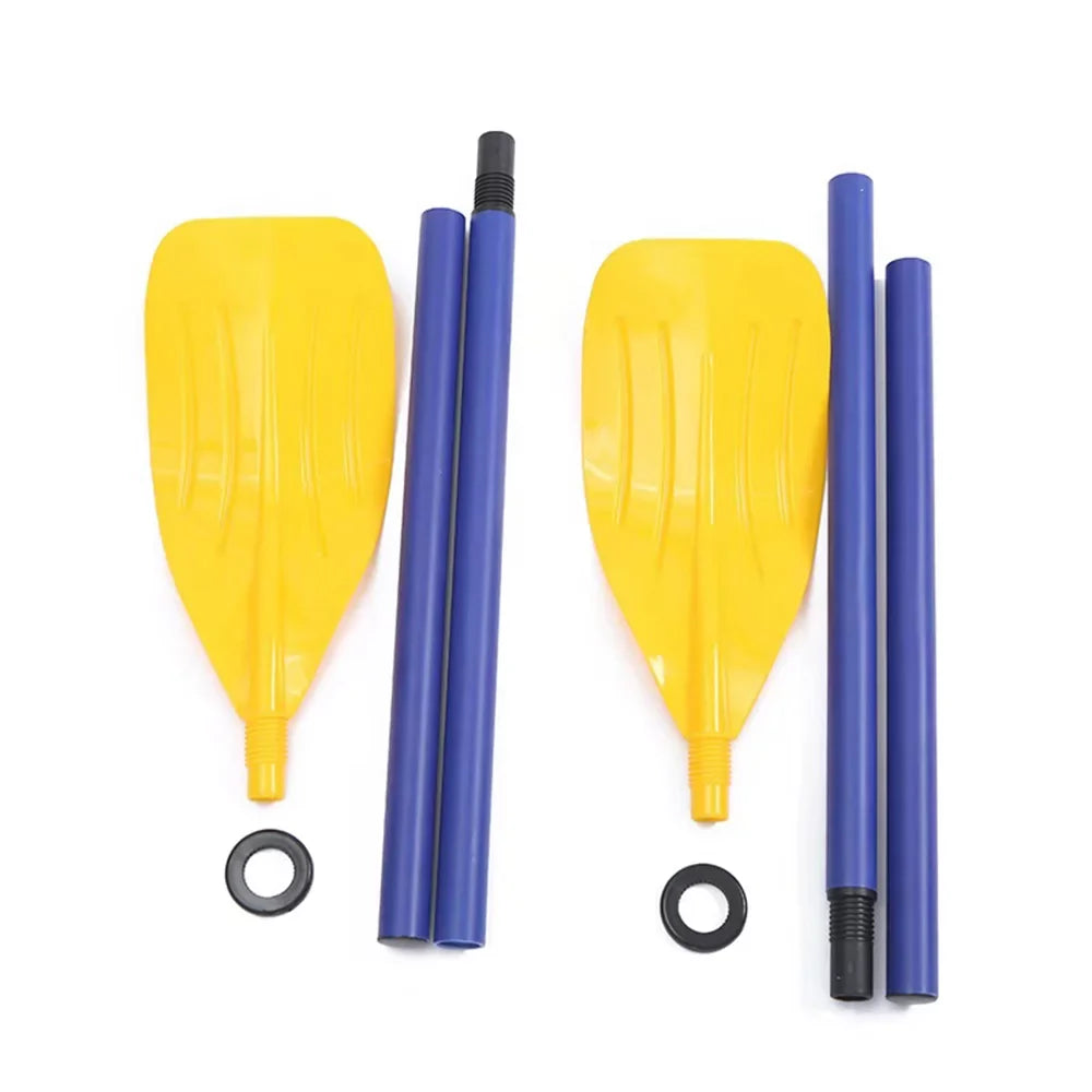 Tomshine Inflatable Boat Inflatable Rafts Portable Thicken PVC Boat with Air Pump Paddle