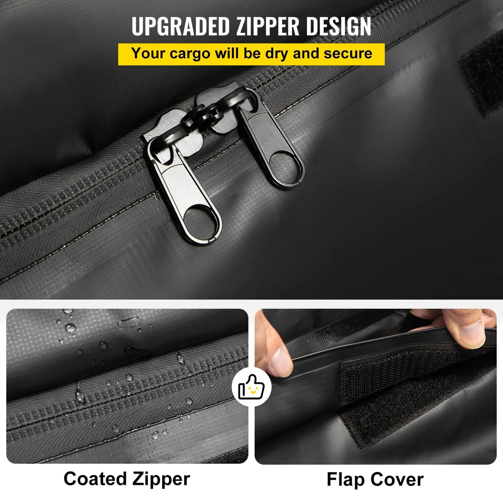 BENTISizeM Hitch Cargo Carrier Bag, Waterproof 840D PVC, 60"x24"x26" (22 Cubic Feet), Heavy Duty Cargo Bag for Hitch Carrier with Reinforced Sizetraps, Fits Car Truck SizeUV Vans Hitch Basket