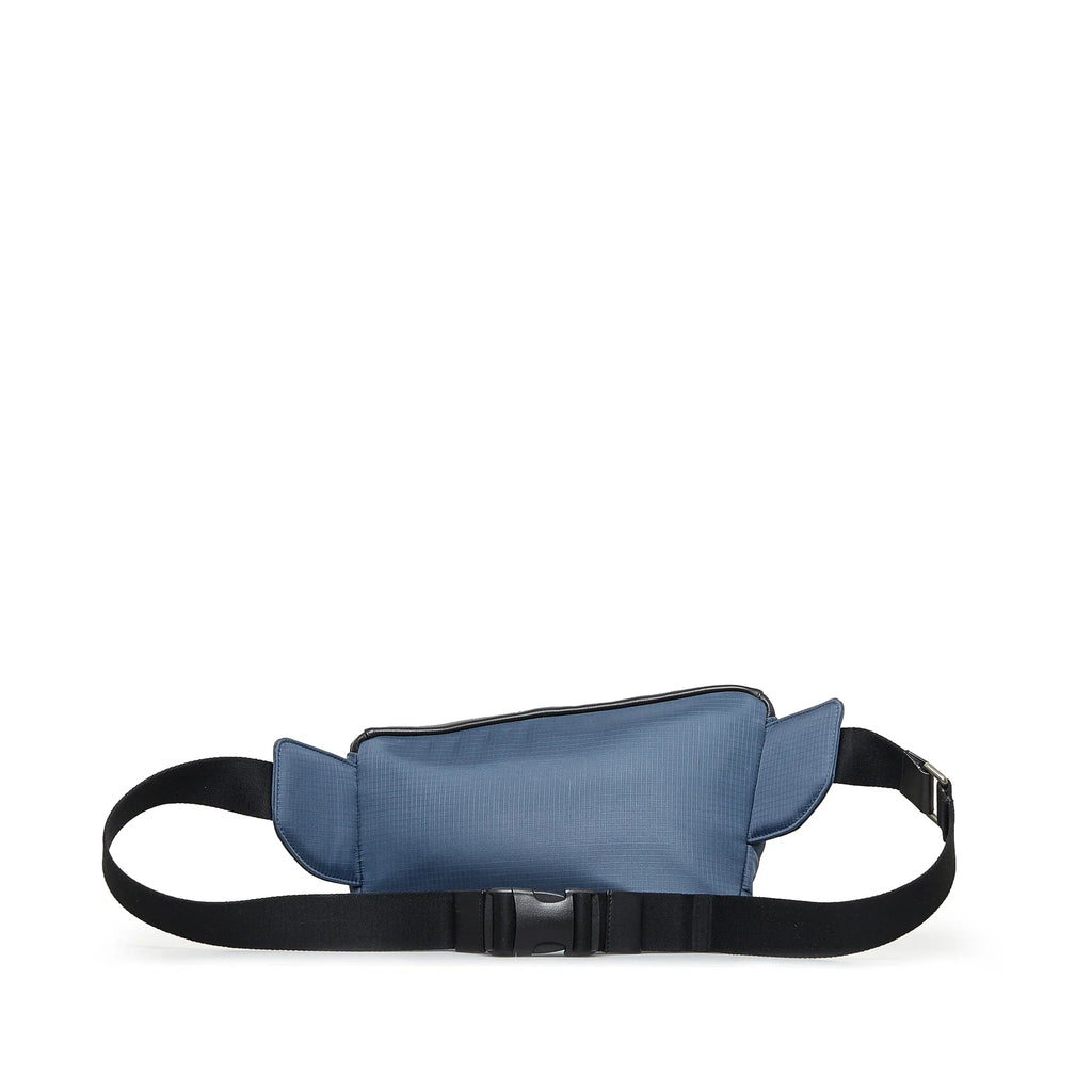 Pre-Owned Authenticated LOEWE Puzzle Belt Bag Nylon Fabric Blue Unisex (Good)