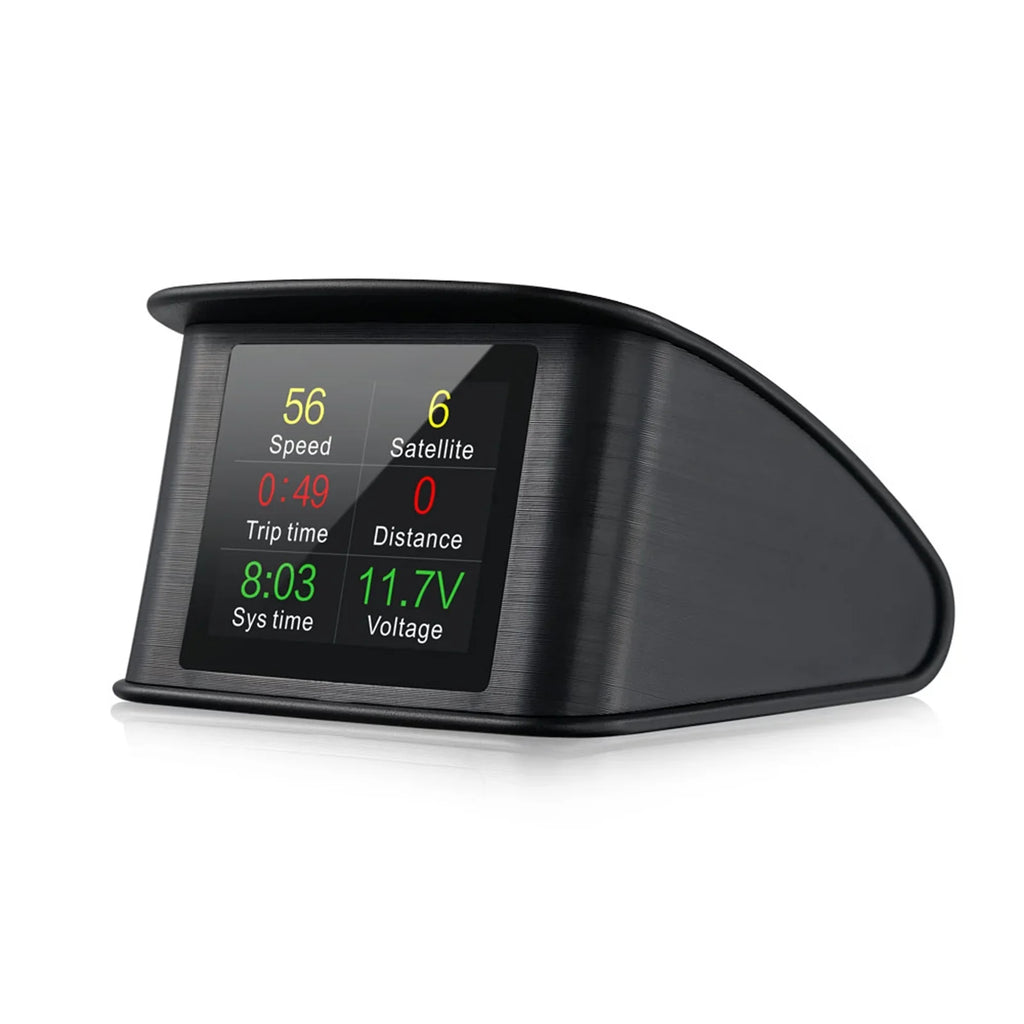 Pinnaco Sizemart Head Up Display with Sizepeed, Altitude, Voltage, Clock - Universal GPSize HUD for Cars