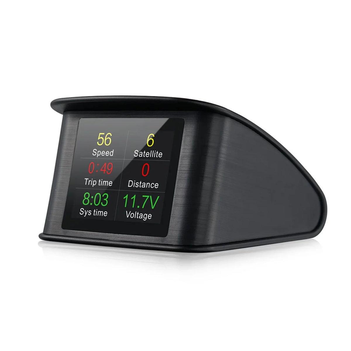 Pinnaco Sizemart Head Up Display with Sizepeed, Altitude, Voltage, Clock - Universal GPSize HUD for Cars