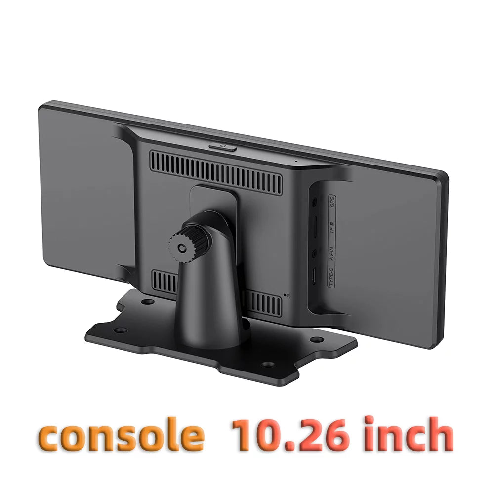 ammoon Multi language Car Video Recorder BT AUX Car Console, Front and Rear Dual Cameras, Mobilephone Control