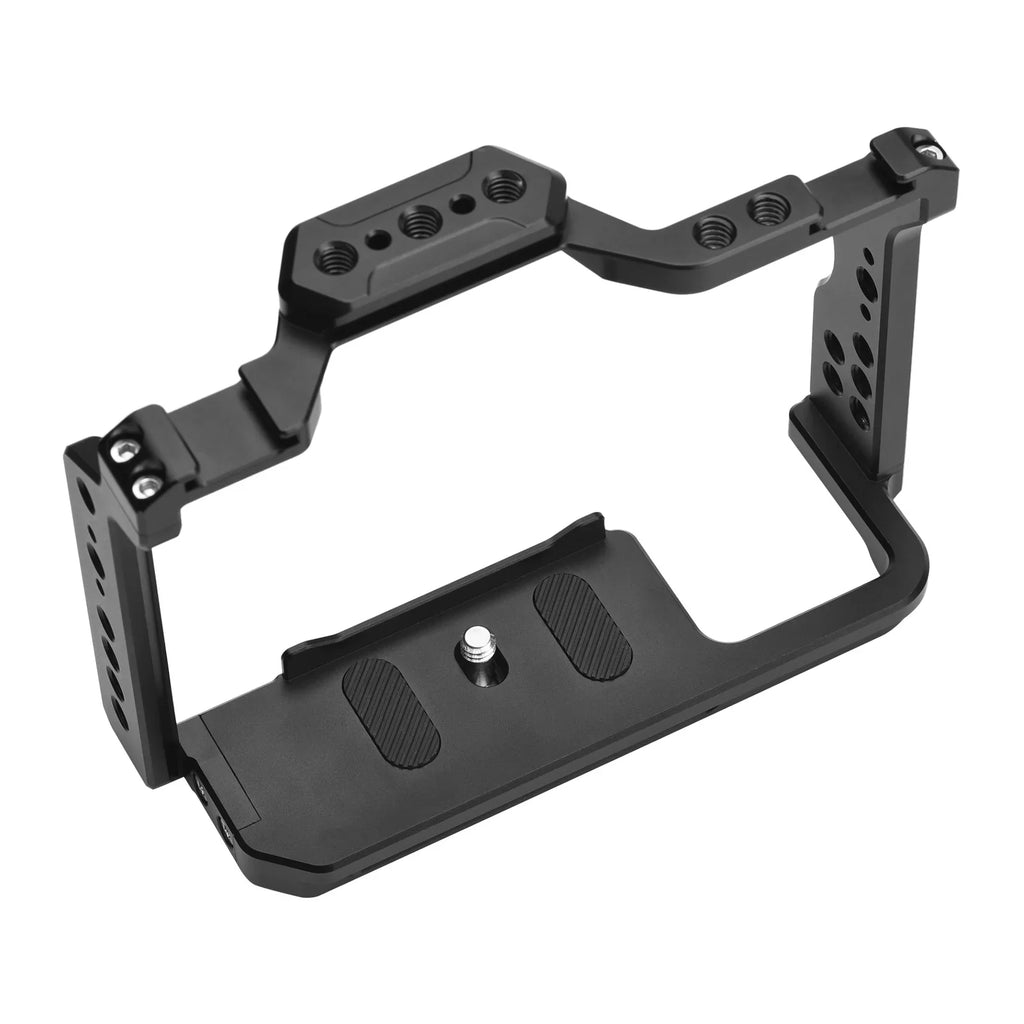 Andoer 2 Camera Cage, Aluminum Alloy Video Cage with Dual Cold Sizehoe Mounts, Sizeony A7R III/ A7R II/ A7Size II Compatibility