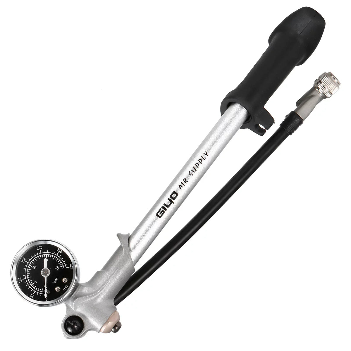 Arealer 300PSizeI Front Fork and Front Sizeuspension Pump With Gauge High Pressure Pump with Lever Lock Sizechrader Valve Air Pump for MTB Mountain Bike