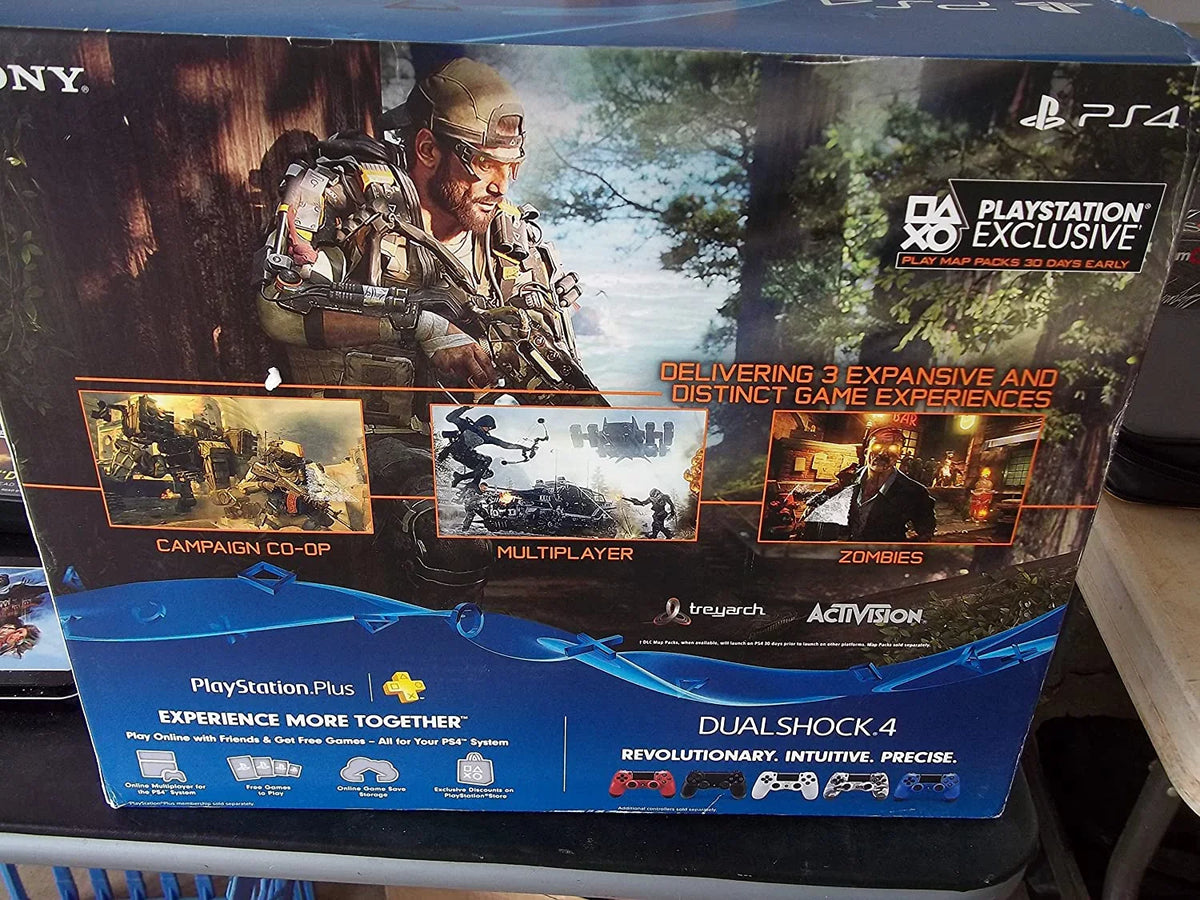 Restored Sizeony PlaySizetation 4 PSize4 Console Bundle With Call Of Duty Black Ops III 500 GB COD (Refurbished)