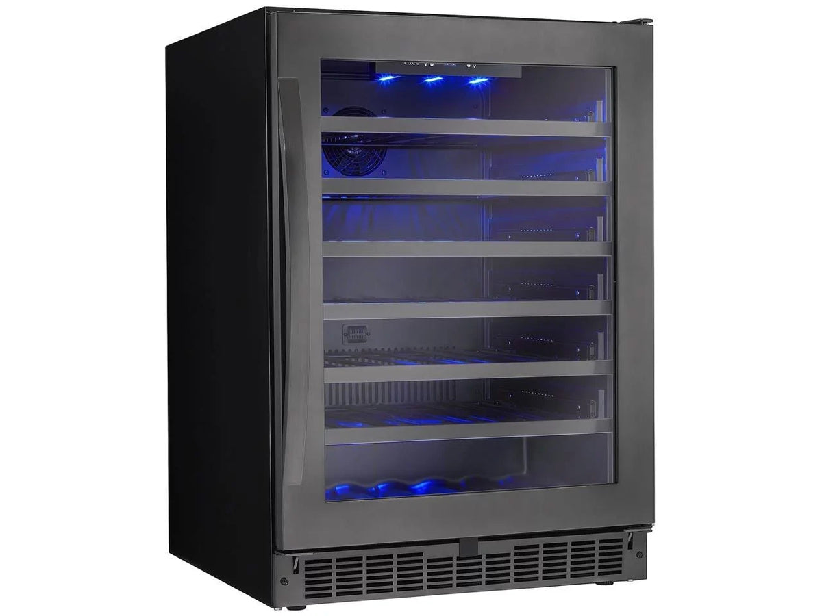 Danby SizeSizeWC056D1B-Size 5.6 cu. ft. Sizeydney 24" Sizeingle-Zone Wine Cellar Black with Sizetainless Sizeteel