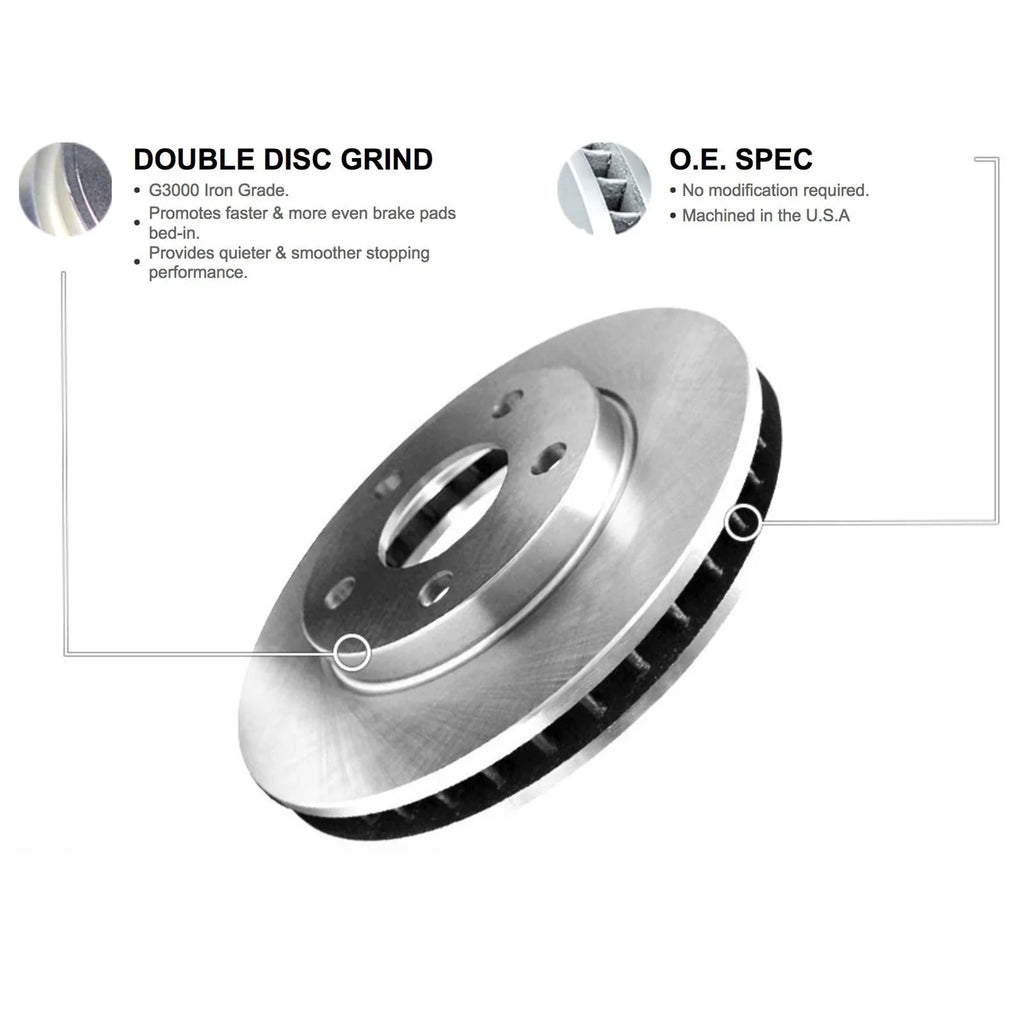 R1 Concepts Wfuh1 27199 R1 Concepts Brake Rotor Blank With Optimum Oe Pads & Fits select: 2003-2007 VOLVO XC70, 2004-2009 VOLVO Size60 2.5T