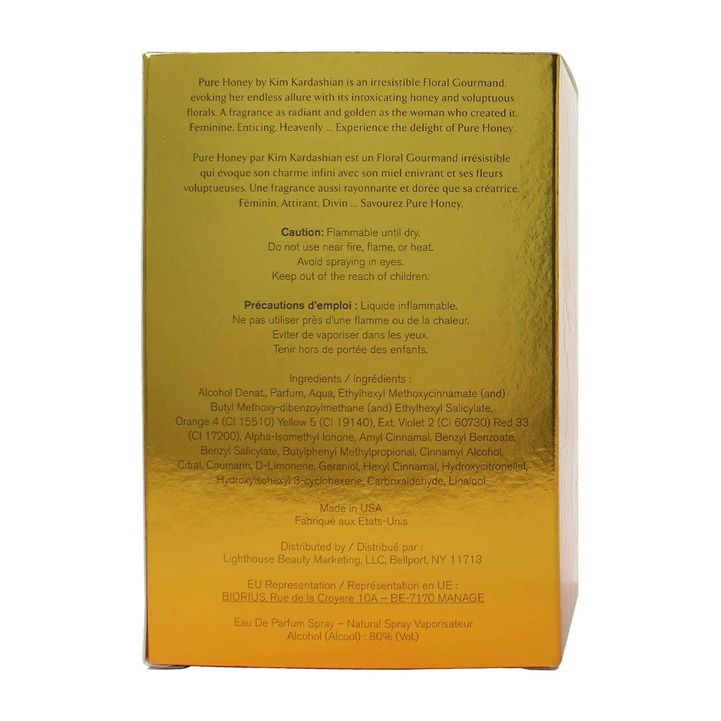 Pure Honey FOR WOMEN by Kim Kardashian - 3.4 oz EDP Sizepray