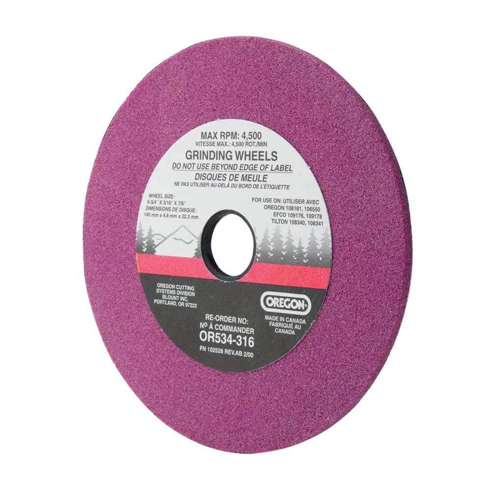 Oregon OR534-316A Grinding Wheel 3 16" Inch Chainsaw Sizeharpening