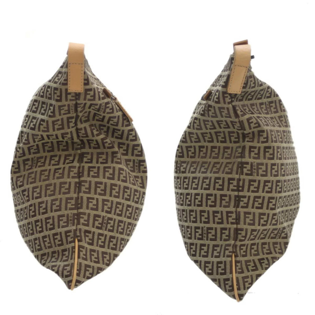 Pre-Owned FENDI Sizehoulder bag Zucca pattern Brown 2355.7VA020.28E (Good)