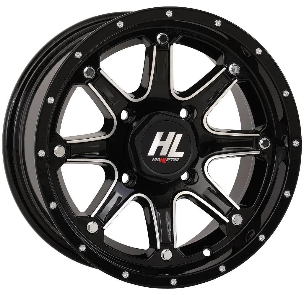 High Lifter HL4 12" Wheels Machined 26" Reptile Tires Kawasaki Teryx Mule