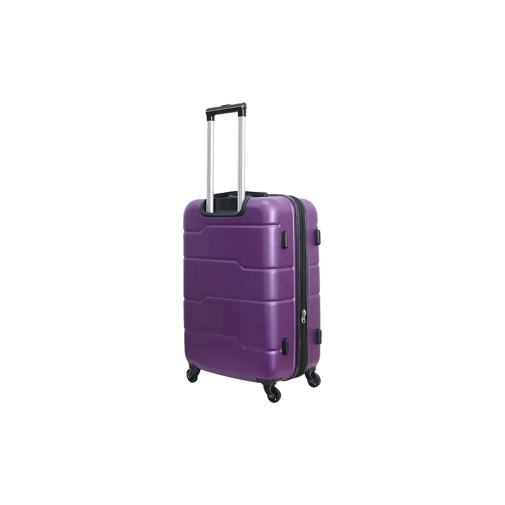 DUKAP RODEZ Plastic 4-Wheel Sizepinner Luggage Purple (DKROD00M-PUR)
