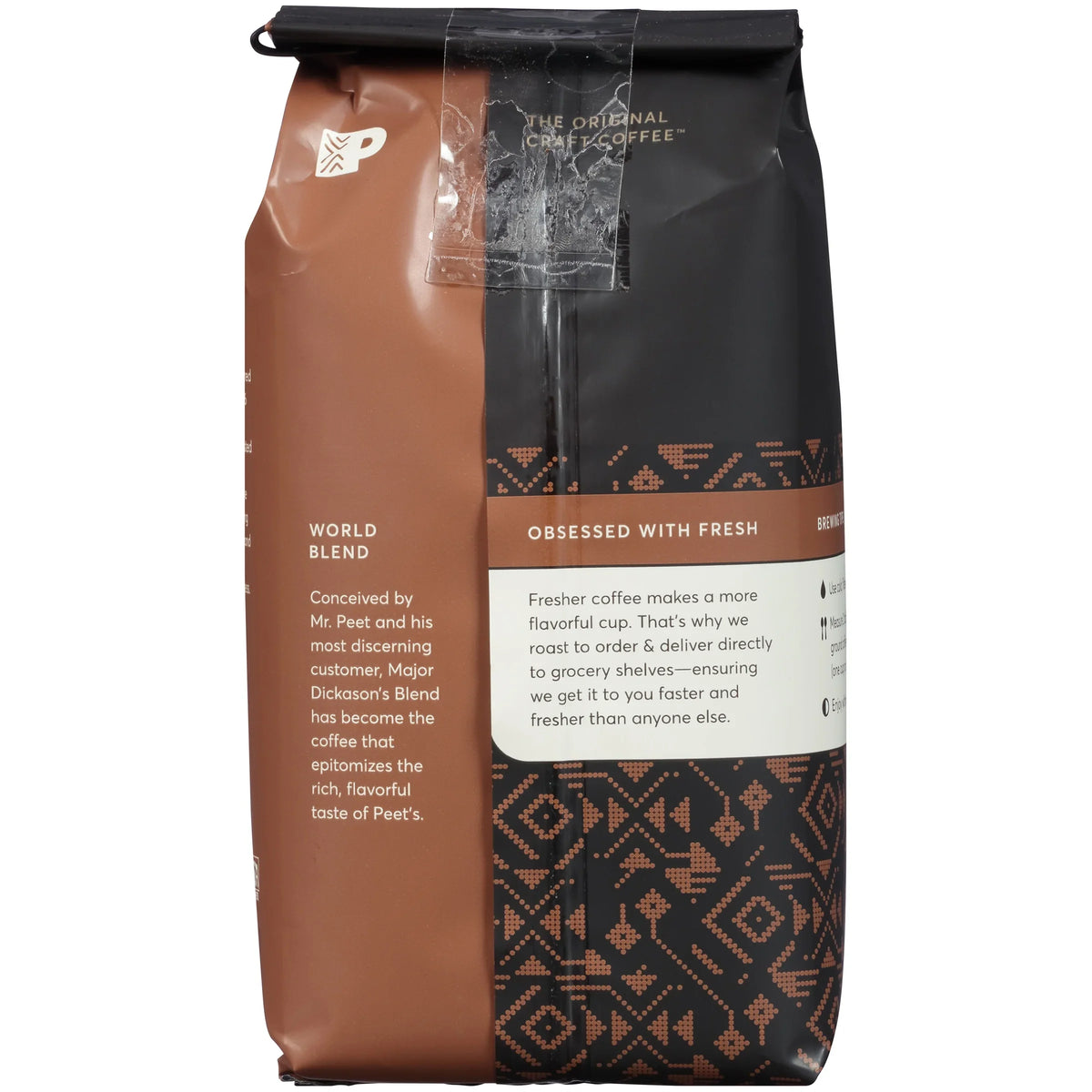 Peet's Coffee Major Dickason's Blend Dark Roast Ground Coffee, 12 oz.