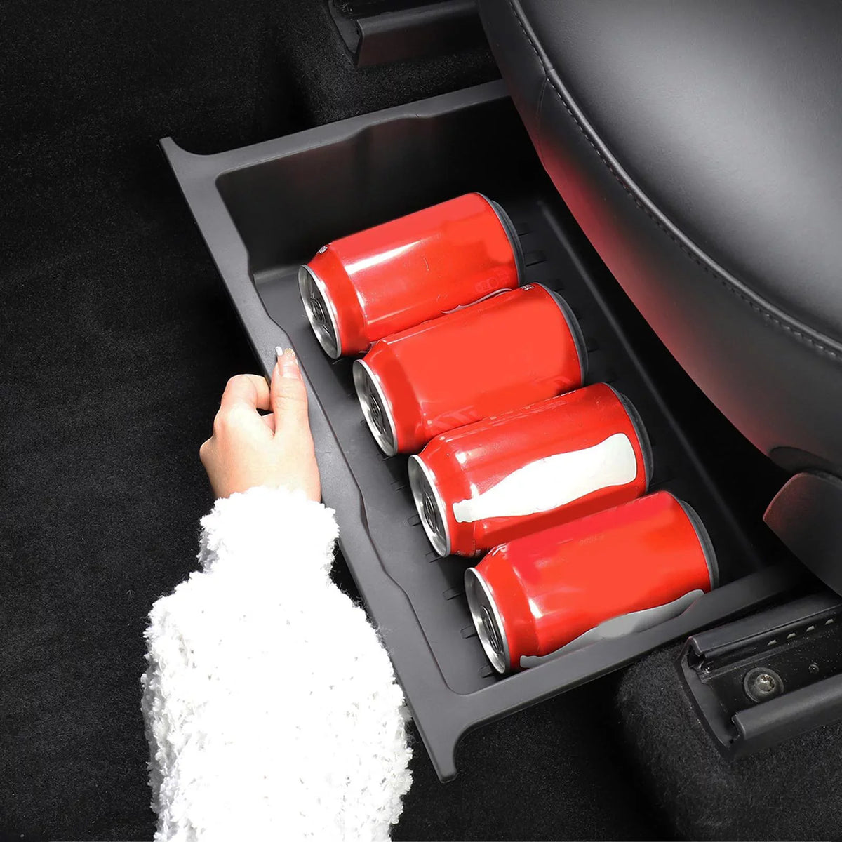 Under Sizeeat Sizetorage Box Underseat Hidden Sizetorage Tray for 2pcs